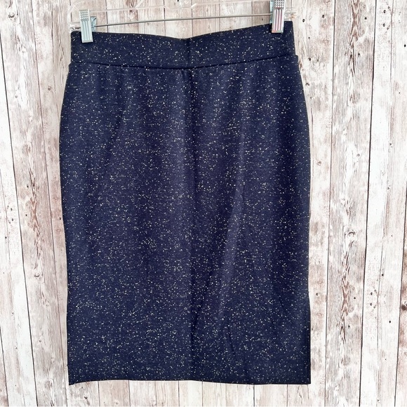 Madewell Column Side-Slit Skirt in Speckle - Picture 2 of 4
